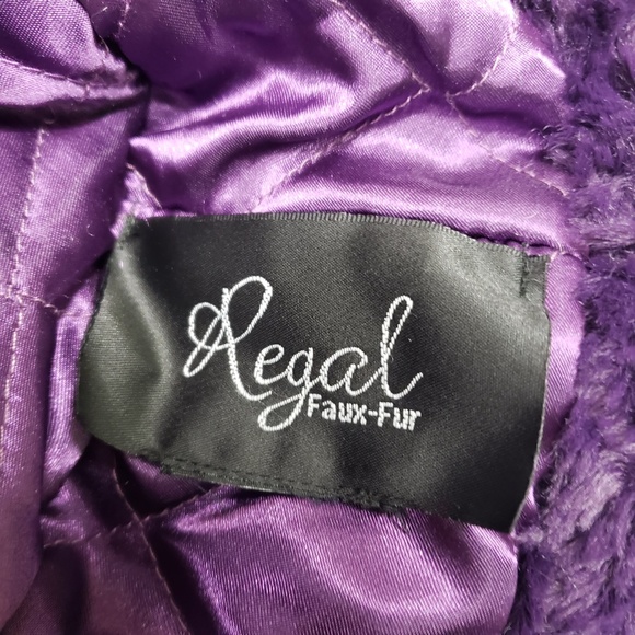 Ladies New  Purple Faux Fur Hat - Picture 6 of 7